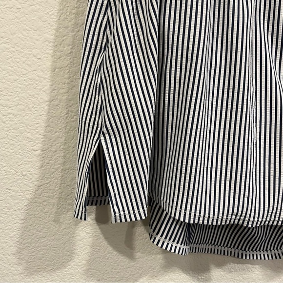 Cacique Chico’s blue and white stripe swimsuit new without tags size 20 - Picture 3 of 15